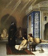 Jean - Leon Gerome Pool in a Harem. Germany oil painting artist